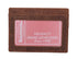 Mens Slim Vintage Genuine Leather RFID Blocking Front Pocket Wallet Thin Card Holder RFID370HTC